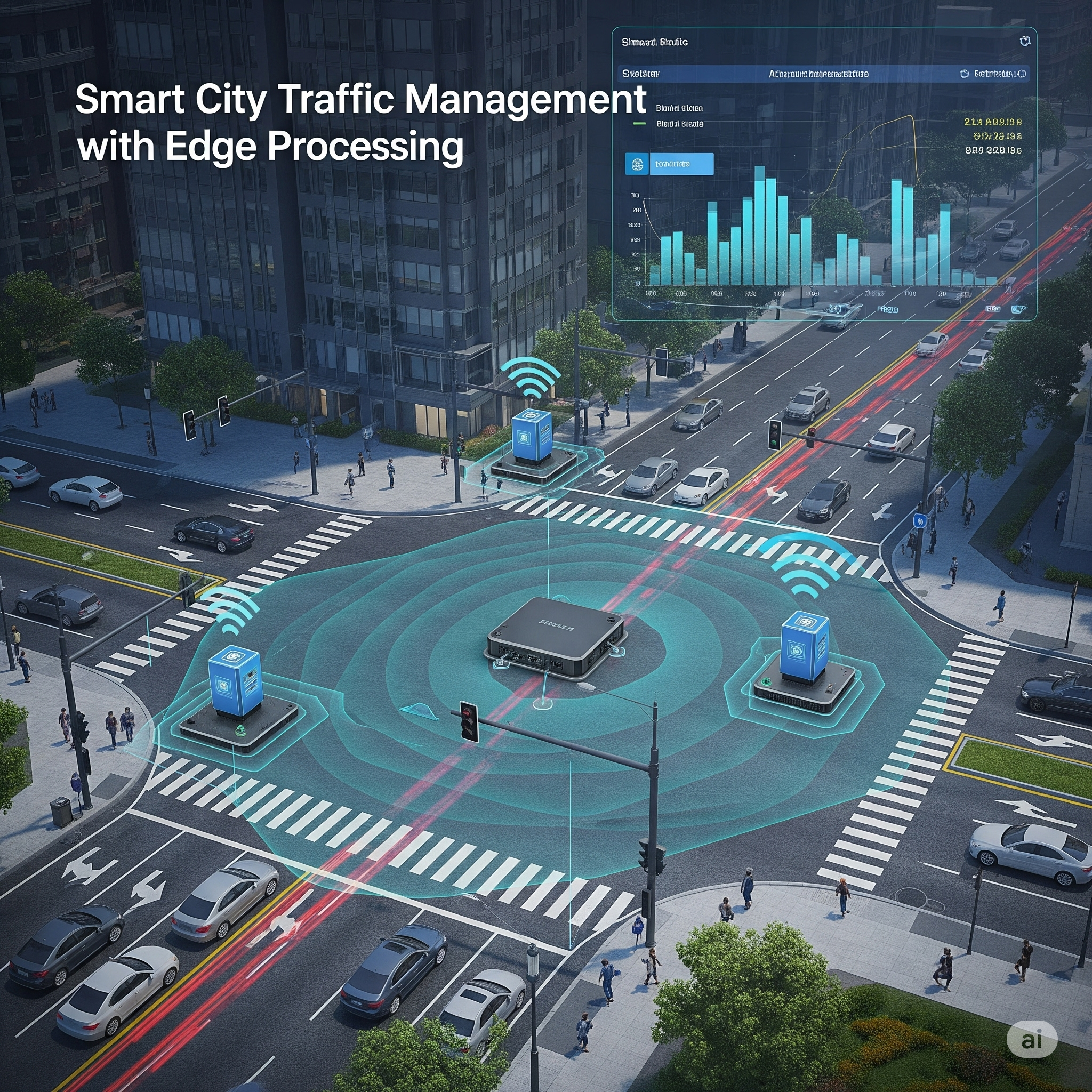 Smart City Traffic Management with Edge Processing